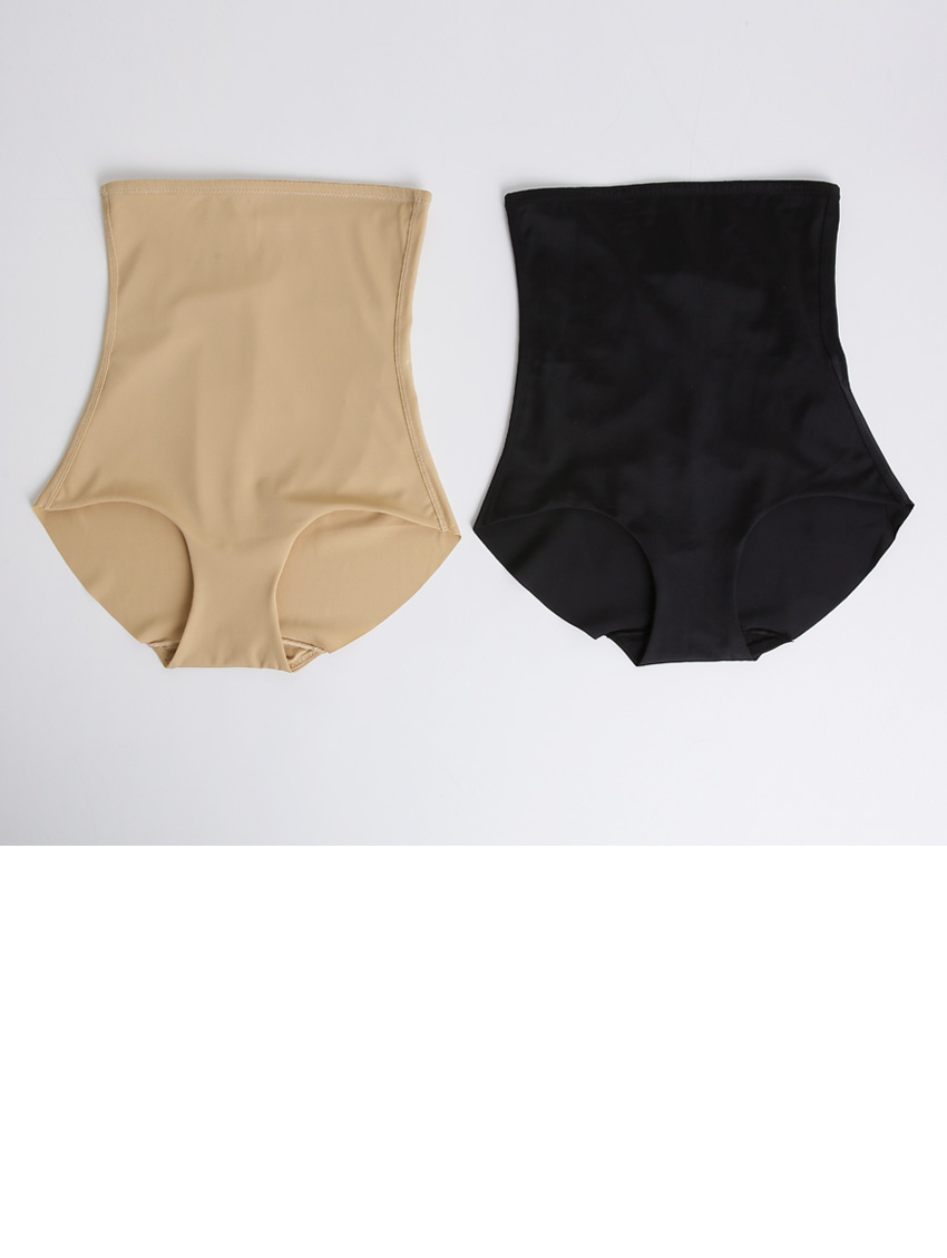 high waist seamless plus size panties